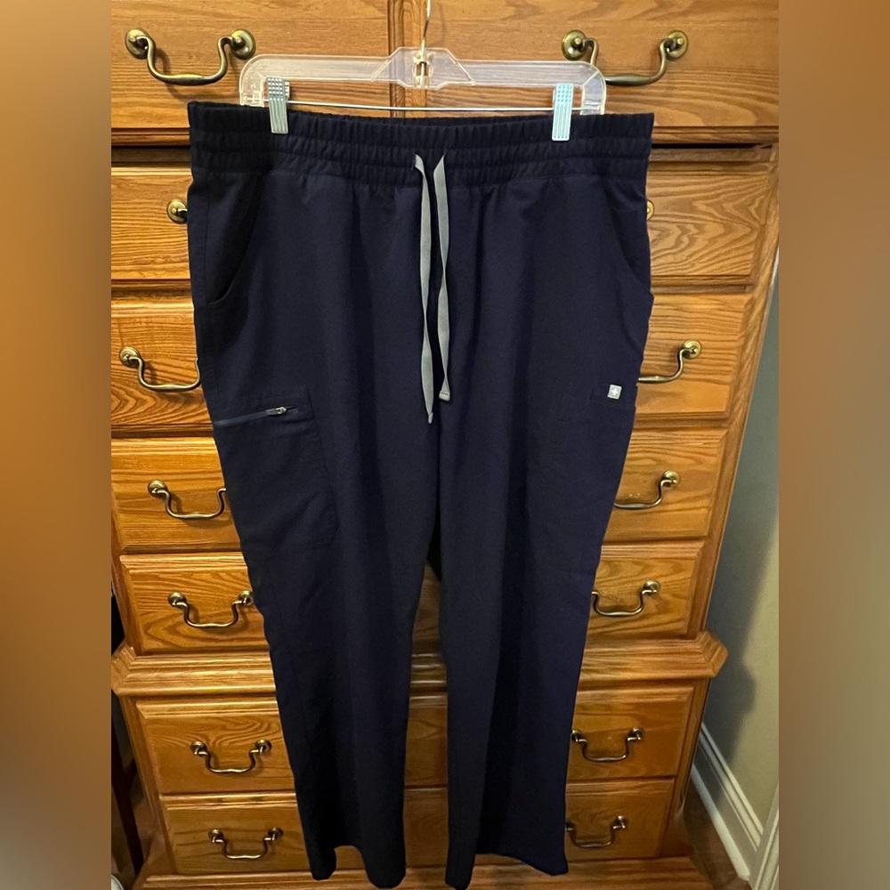 FIGS Women's Navy Blue Scrub Bottoms XXL